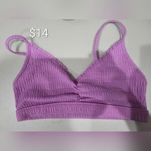 American Eagle Outfitters Lilac Textured Bralette- Size small